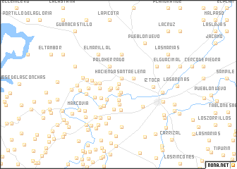 map of Hacienda La Flor